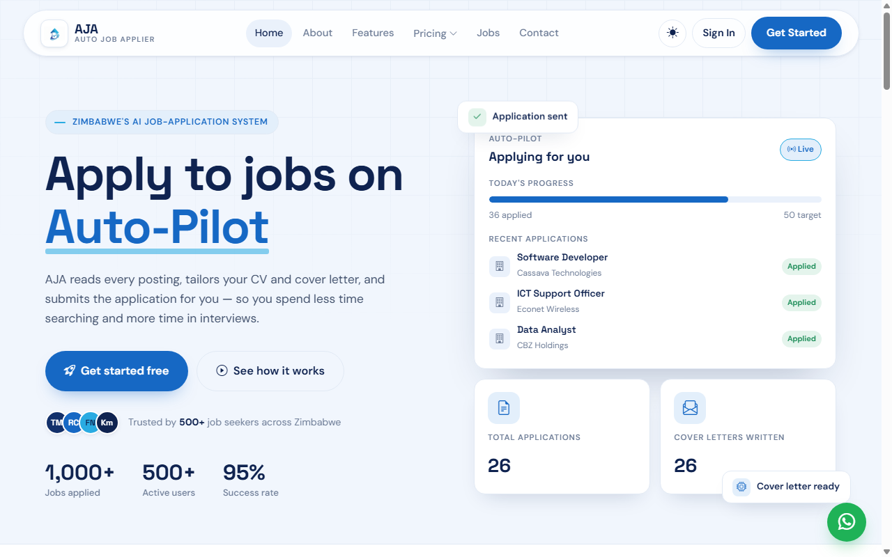 AJA interface